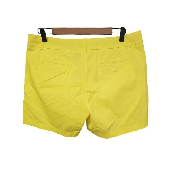 J. Crew Broken-In Classic Chino Shorts Neon Yellow Size 10 NWT - Picture 5 of 6